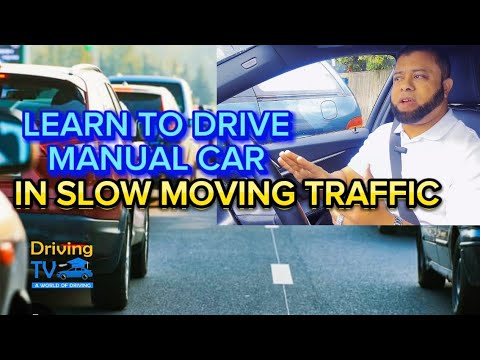 Learn To Drive A Manual Car In A SLOW MOVING TRAFFIC | How To Master CLUTCH CONTROL In A Manual Car!