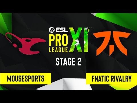 CS:GO - mousesports vs. Fnatic Rivalry [Inferno] Map 1 - ESL Pro League Season 11 - Stage 2