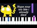 Wifi Skeleton Nope Your Too Late I Already Died Piano Tutorial