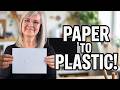 Turn Paper into PLASTIC-LIKE Sheets! (EASY DIY Water-Resistant Paper Hack!)