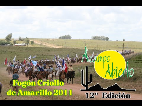 12° FOGÓN CRIOLLO DE AMARILLO-A CAMPO ABIERTO-SÁBADO