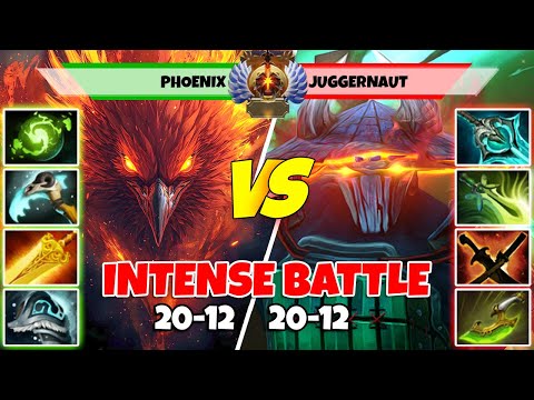 PHOENIX (Off) vs JUGGERNAUT (Carry) - Epic Battle Of Immortal Rank Dota 2 Players - Z Dota 2