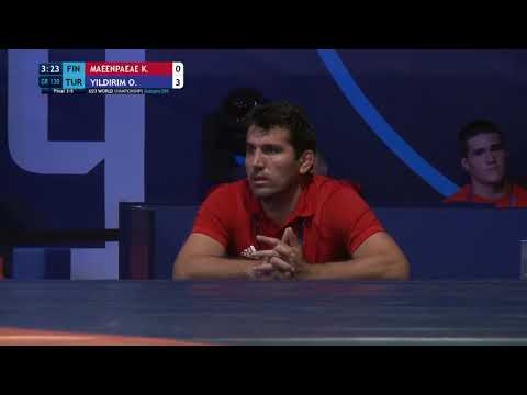 BRONZE GR - 130 kg: K. MAEENPAEAE (FIN) v. O. YILDIRIM (TUR)