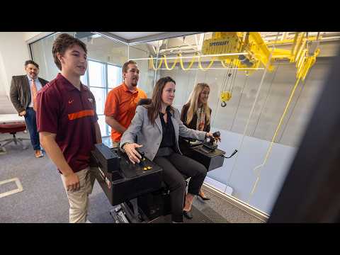 Assistant Secretary of Energy visits Virginia Tech to see the future of mining