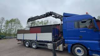 Camião de caixa aberta MAN TGX 26.440 *6x2 *crane FASSI F290 *BED 6.55m *Euro 5 *VIDEO a venda - Imagem 4 | Autoline MZ Camião de caixa aberta MAN TGX 26.440 *6x2 *crane FASSI F290 *BED 6.55m *Euro 5 *VIDEO | Imagem 4 - Autoline