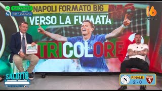 il salotto azzurro analisi e commenti su napoli torino