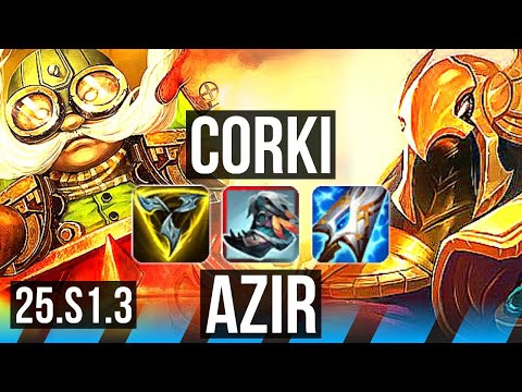 CORKI vs AZIR (MID) | Legendary | EUW Diamond | 25.S1.3