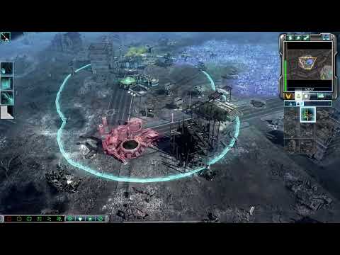 Command and Conquer 3 Kane's Wrath 1v1 Brutal AI Steel Talons Victory