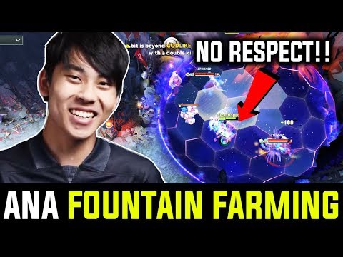 When Ana Plays Ti Winning Hero - Fountain Farming No Respect At All Dota 2