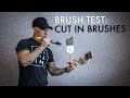 Stiff Or Soft Paint Brush For Cutting In