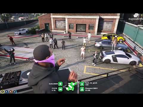 Sparky performs at Hydra event...