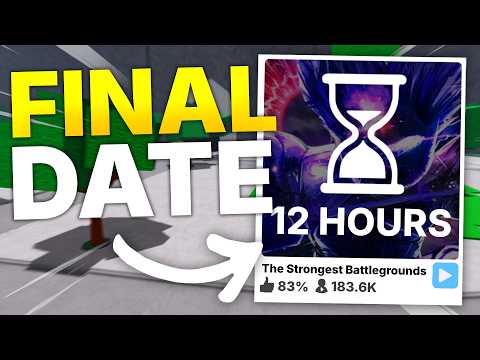 The OFFICIAL RELEASE is CONFIRMED (Strongest Battlegrounds)