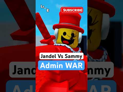 Roblox Admin War: Jandel Vs Sammy