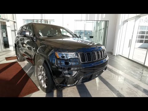 Black 2021 Jeep Grand Cherokee 80th Anniversary Edition Review Edmonton AB - Wolfe Cadillac