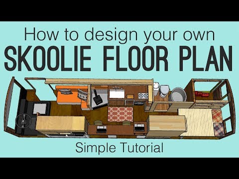 School Bus Conversion Floor Plan: Simple Tutorial to Design Your Own Skoolie!