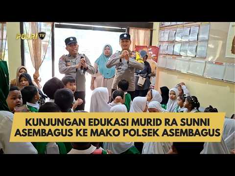 KUNJUNGAN EDUKASI MURID RA SUNNI ASEMBAGUS KE MAKO POLSEK ASEMBAGUS