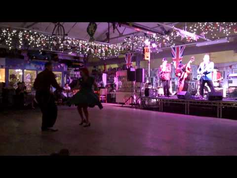 couple jive to Dominic Halpin and the honey B's.