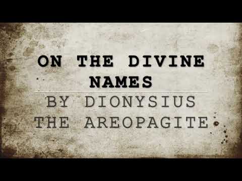 Divine Names Dionysius