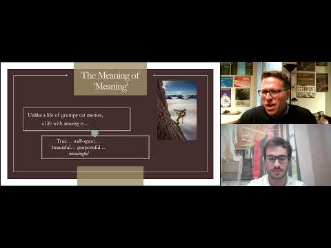 Part of a video titled Trent Talks: What is The Meaning of Life? - YouTube
