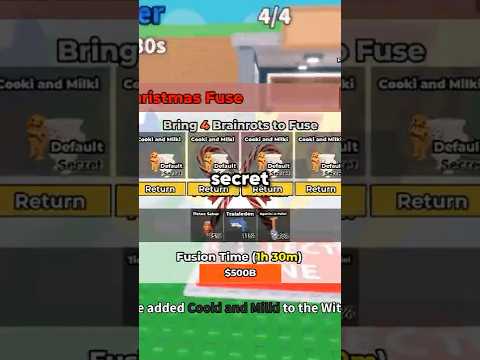 The NEW Santa's Fuse In Steal A Brainrot Is OP!  #roblox #stealabrainrot #shorts