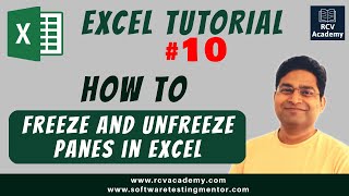 How to Freeze and Unfreeze Panes in Excel | Excel Tutorial #10