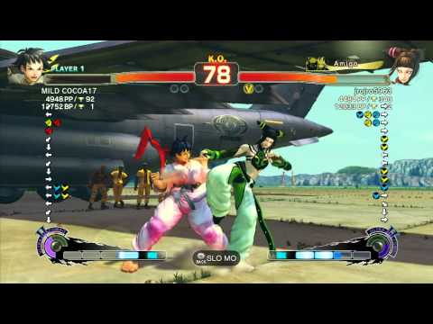 SSF4 AE: Chiba (Makoto) vs jrojro5963 (Juri) - Ranked Match (720p HD)