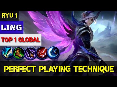 Perfect playing technique [Top 1 global ling ] RYU 1 - mobile legends