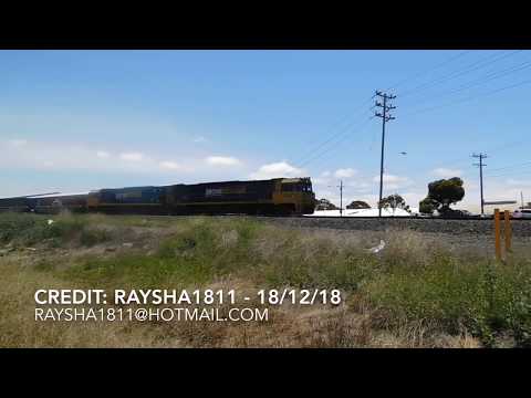 7PM6 - NR87-NR70 (PacNat) North Geelong - Australian Trains by Raysha1811