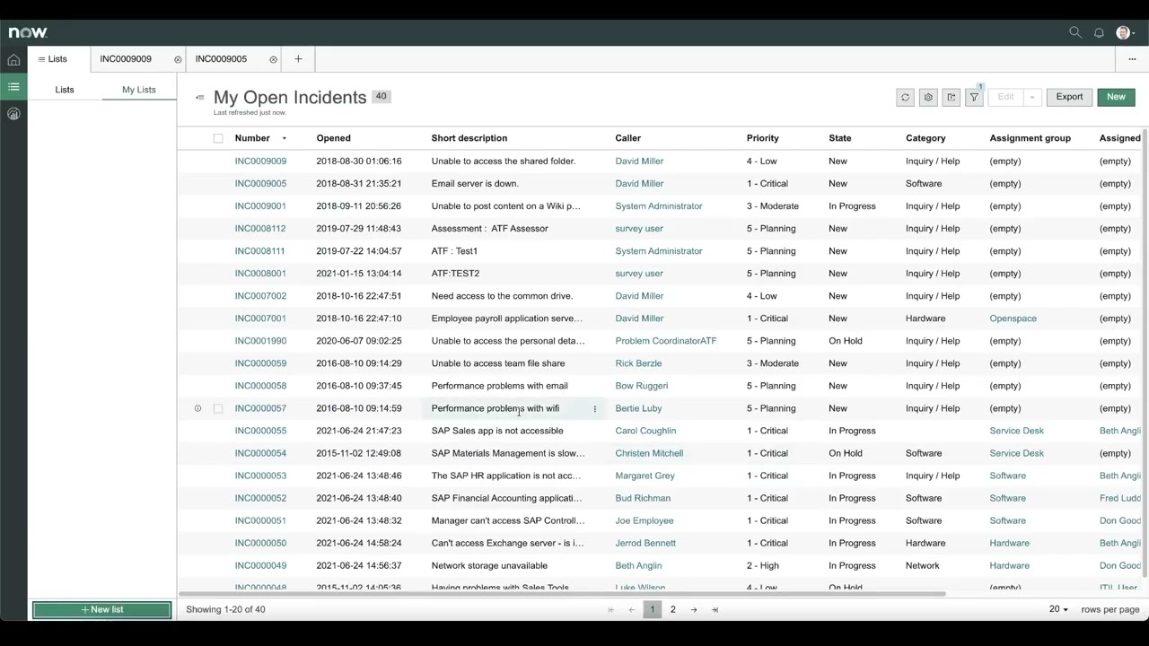 Common UI16 Actions - Workspace Use Cases