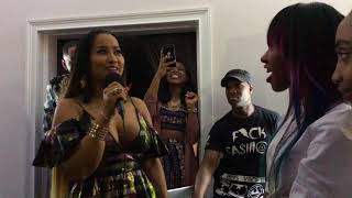 Tammy Rivera gets emotional and Waka Flocka comforts her during her EP release party!
