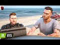 GTA V: 'Derailed' Mission RTX™ 3090 Gameplay [4k] Max Settings - QuantV Graphics MOD