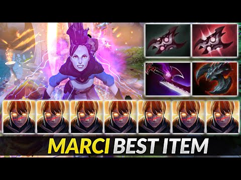 Marci safelane Armlet first item Best item Build by Gunnar Dota 2