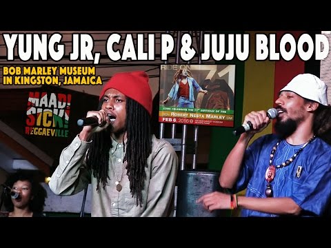 Yung JR, Cali P & Juju Blood @ Bob Marley's 71st Birthday Celebration in Kingston, JA [2/6/2016]