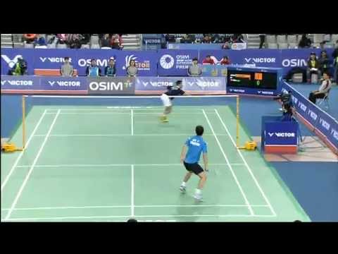 QF - MS - Lee Chong Wei vs Hu Yun  - 2013 Victor Korea Open
