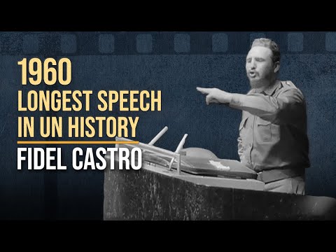 Fidel Castro's Epic 1960 UN Speech | Nações Unidas