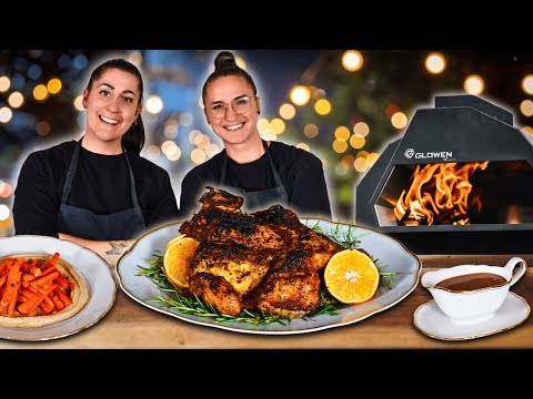 🎄The juiciest Christmas chicken ever – straight from the Glowen Raptor! 🔥