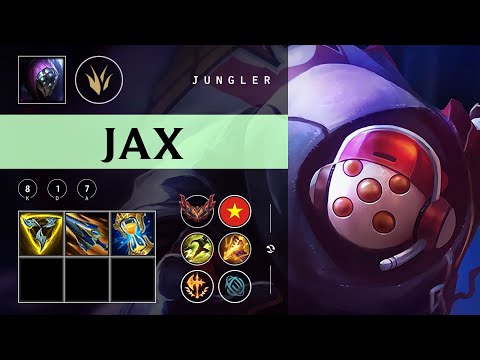 Jax Jungle vs Jarvan IV - VN Grandmaster Patch 25.24