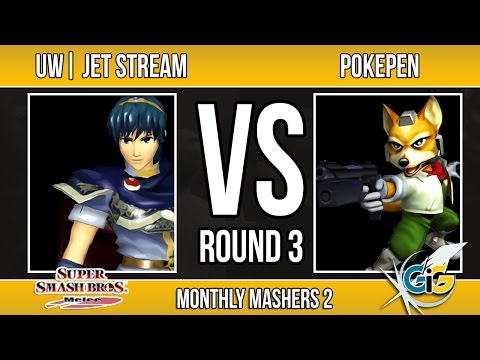 GiG- Monthly Mashers 2- Melee Winners R3: UW|Jet Stream VS PokePen