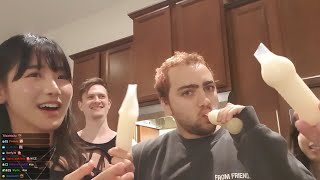 After-hours hang out with friends