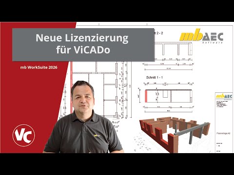 3D CAD günstig für Tragwerksplaner | ViCADo: Neues Lizenzmodell 2026 (Level B) - mbinar #25-13