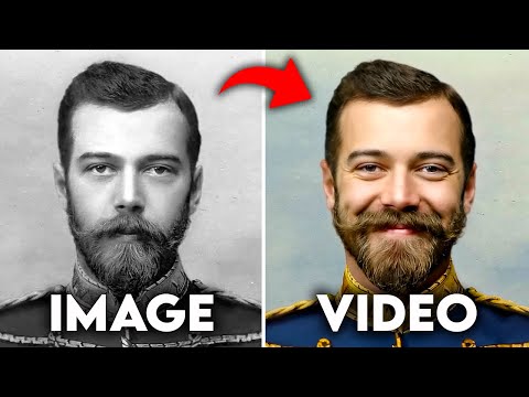 Romanov Family Photos Brought To Life With AI