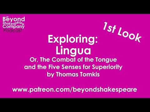 Lingua, or The Combat of the Tongue and the Five Senses for Superiority (Beyond Shakespeare, webcam, 2023)