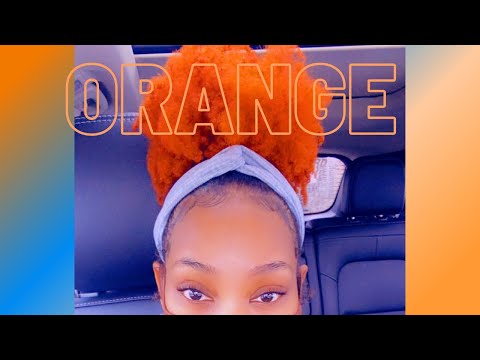 Watch Me Get The Perfect Orange 🍊 Hair Color Using...