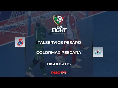 Final8 - Futsal 20/21 - Italservice Pesaro vs Colormax Pescara - Highlights