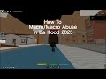 BEST Da Hood MACRO Settings 2025 2026 Logitech