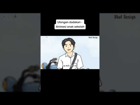 ulangan dadakan - animasi anak sekolah 🏫