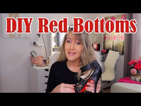 DIY Red Bottom Heels | Amazon Designer Dupes