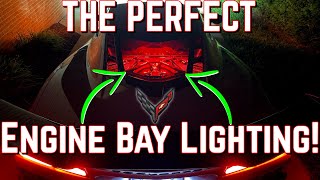 The PERFECT way to SHOW OFF and LIGHT UP your C8 Corvette ENGINE BAY!