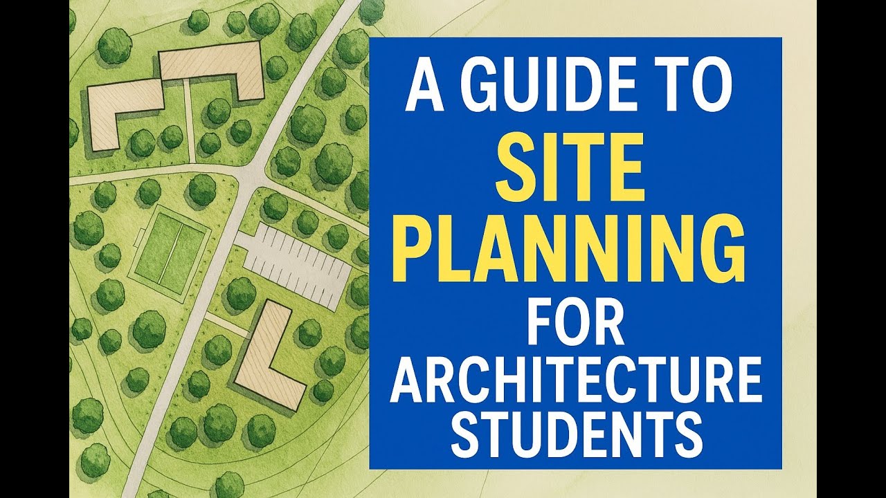 A Guide to Site Planning for Architecture Students #architecturaldesign #siteplan #architecture