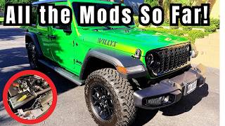 All of the Jeep Wrangler Mods So Far